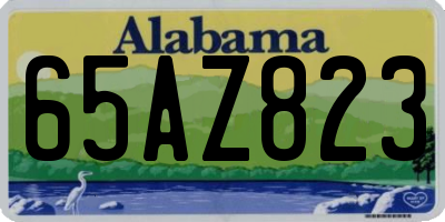AL license plate 65AZ823