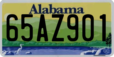 AL license plate 65AZ901