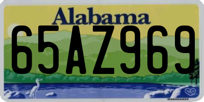 AL license plate 65AZ969