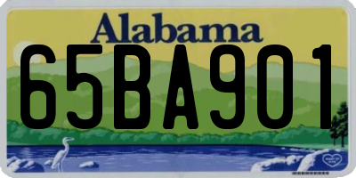 AL license plate 65BA901