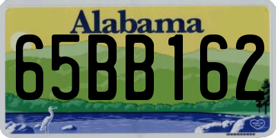 AL license plate 65BB162
