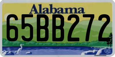 AL license plate 65BB272