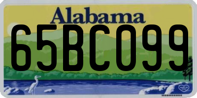 AL license plate 65BC099
