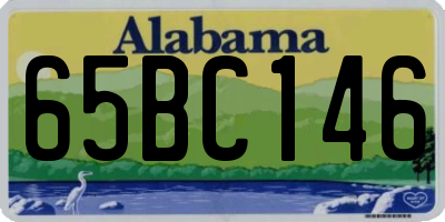 AL license plate 65BC146
