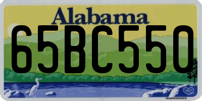 AL license plate 65BC550