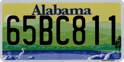 AL license plate 65BC811
