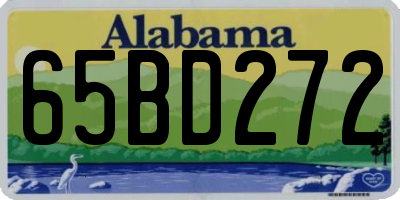 AL license plate 65BD272