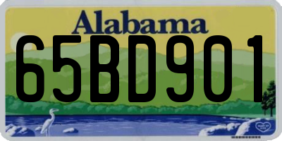 AL license plate 65BD901