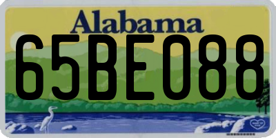 AL license plate 65BE088