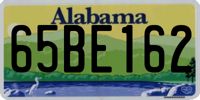 AL license plate 65BE162