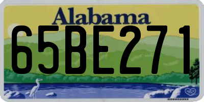 AL license plate 65BE271