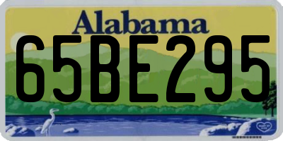 AL license plate 65BE295