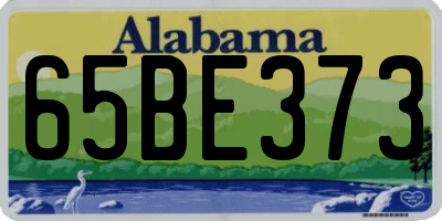 AL license plate 65BE373
