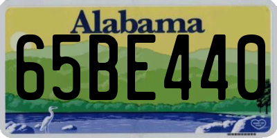 AL license plate 65BE440