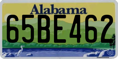 AL license plate 65BE462