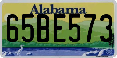 AL license plate 65BE573