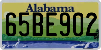 AL license plate 65BE902