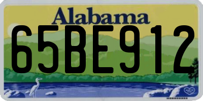 AL license plate 65BE912