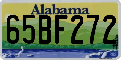 AL license plate 65BF272