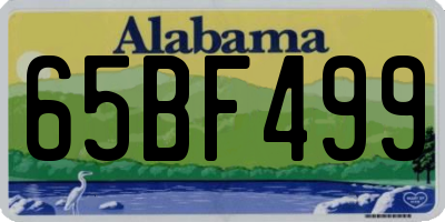 AL license plate 65BF499