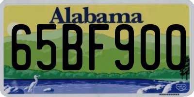 AL license plate 65BF900