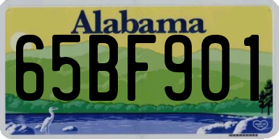AL license plate 65BF901