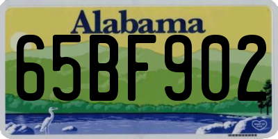 AL license plate 65BF902