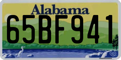 AL license plate 65BF941