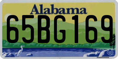 AL license plate 65BG169