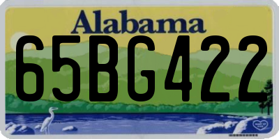 AL license plate 65BG422