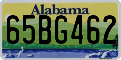 AL license plate 65BG462