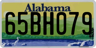 AL license plate 65BH079