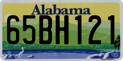 AL license plate 65BH121