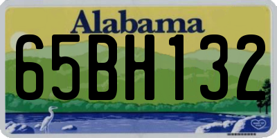 AL license plate 65BH132