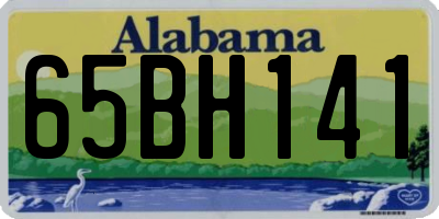 AL license plate 65BH141