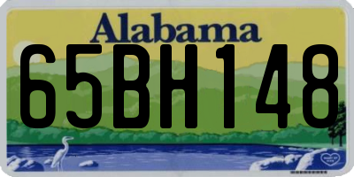 AL license plate 65BH148
