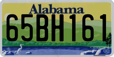 AL license plate 65BH161