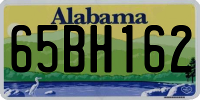 AL license plate 65BH162