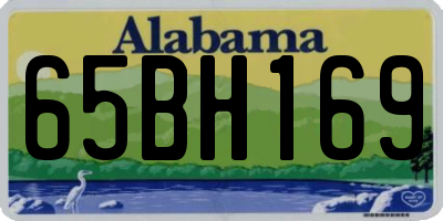 AL license plate 65BH169
