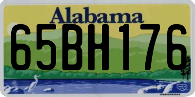 AL license plate 65BH176