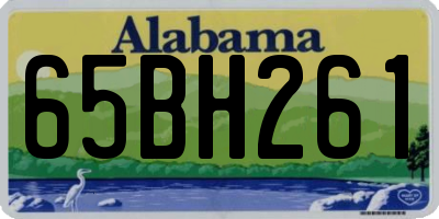 AL license plate 65BH261
