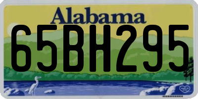 AL license plate 65BH295