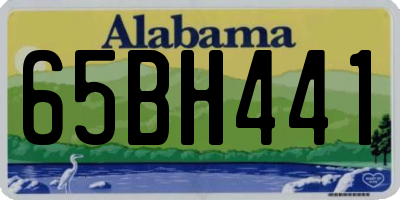 AL license plate 65BH441
