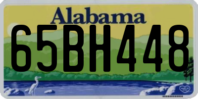 AL license plate 65BH448