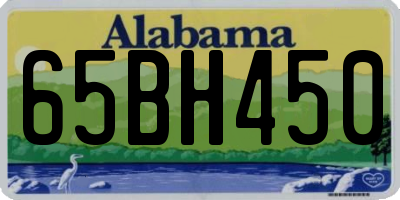 AL license plate 65BH450