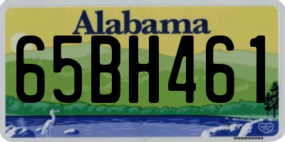 AL license plate 65BH461