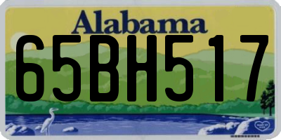 AL license plate 65BH517