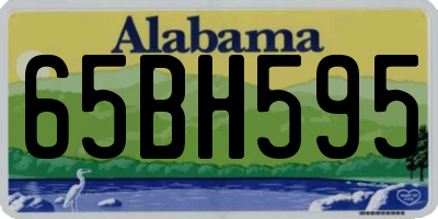 AL license plate 65BH595