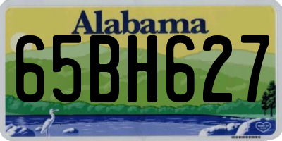 AL license plate 65BH627