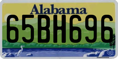 AL license plate 65BH696